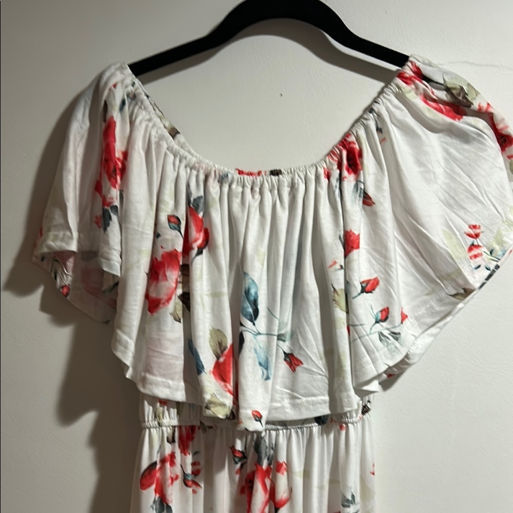 Floral Off-Shoulder Dress